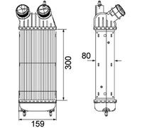 Mahle LCV Charge air cooler PREMIUM LINE - CI171000P