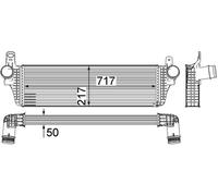 Mahle LCV Charge air cooler PREMIUM LINE - CI242000P