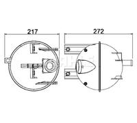 MAHLE CRT 4 000S Coolant expansion tank