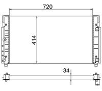 Mahle LCV Radiator - CR1533000S