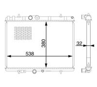 Mahle LCV Radiator - CR1601000S
