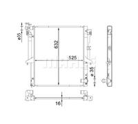 Mahle LCV Radiator - CR1662000S