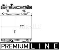 Mahle LCV Radiator PREMIUM LINE - CR1045000P