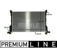 Mahle LCV Radiator PREMIUM LINE - CR86000P
