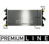 Mahle LCV Radiator PREMIUM LINE - CR881000P
