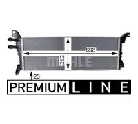 MAHLE CIR 9 000P Low Temperature Cooler, intercooler
