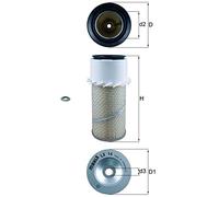 MAHLE LX 14 - Air Filter Car - Engine