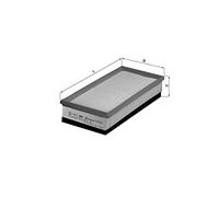 MAHLE LX 1610 - Air Filter Car - Engine