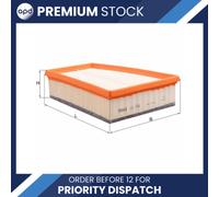 MAHLE Air Filter - LX1748