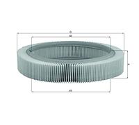 MAHLE LX 209 - Air Filter Car - Engine