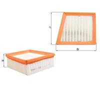 Mahle Original Air Filter LX 2633 – Filter Insert for Ford, Mazda, Mercedes-Benz