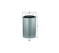 MAHLE LX 273 Air Filter For Daf Fiat Ford Gottwald Iveco Mercedes Renault Scania