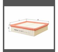 Air Filter fits MERCEDES GLA220 X156 2.2D 2013 on OM651.930 Mahle 6510940204 New