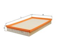 MAHLE LX 613 - Air Filter Car - Engine