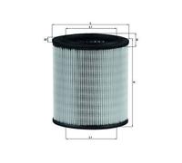 Air Filter fits PEUGEOT 106 Mk2 1.1 96 to 04 HFX(TU1JP) Mahle 1420G7 1444E5 New
