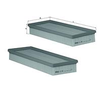 2x Air filter Filter Insert LX 804/S KNECHT for MERCEDES-BENZ PUCH