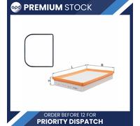 Air Filter fits VW BORA 1J2, 1J6 1.6 00 to 05 Mahle 036129607BC 036129607BE New