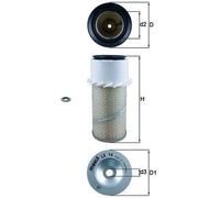 MAHLE LX14 Air Filter Fits KOBELCO BOBCAT AMMANN ISEKI SHIBAURA DITCH WITCH GEHL