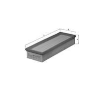 MAHLE LX143 Air Filter Insert 345mm Length 57mm Height Fits Renault Trafic