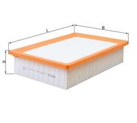 MAHLE Air Filter LX 1456 - Insert 254 mm - Fits Ford Maverick & Mazda Tribute - Knecht Filter