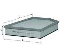 MAHLE Air Filter - LX15919