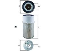 MAHLE LX16 Air Filter Fits Hyundai Galloper H100 H-1/Starex Land Rover Defender