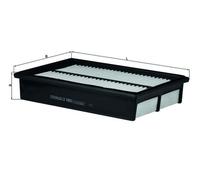 Air Filter LX1688 Mahle 50E13Z40AA LF5013Z40 LF5013Z409A LF5013Z409U LF5013Z40A