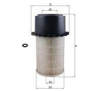 MAHLE LX17 Air Filter Insert 199.4mm Outer ⌀ Fits Fiat Campagnola UMM Transcat