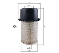 MAHLE LX17 Air Filter Insert 199.4mm Outer ⌀ Fits Fiat Campagnola UMM Transcat