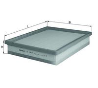 Air filter Filter Insert LX 1817 KNECHT for SAAB CADILLAC