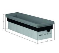MAHLE LX 1824/1 - Air Filter Car - Engine