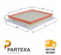 MAHLE LX1926 Air Filter Insert 290mm Length 52mm Height Fits Opel Vauxhall