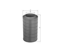 MAHLE LX1956 Air Filter Insert 267mm Outer Diameter 479mm Height Fits DAF