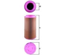 MAHLE LX2020 Air Filter Fits AGCO ZETOR VÖGELE PAUS TEREX DEUTZ SANDVIK GEHL