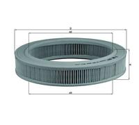 MAHLE LX203 Air Filter Insert 272mm Outer ⌀ Fits Bedford Opel Ranger Vauxhall