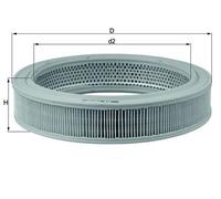 MAHLE LX208 Air Filter Insert Fits Audi Chevrolet Citroën Seat Skoda VW