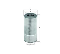 MAHLE LX2109 Air Filter Insert Fits IVECO MAN SCANIA LIEBHERR INGERSOLL-RAND