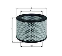 MAHLE LX248 Air Filter Insert 186mm Outer Diameter Fits DEMAG INGERSOLL-RAND