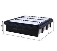 MAHLE Air Filter - LX2752