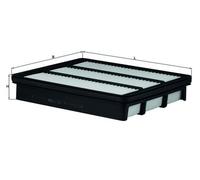 Air Filter fits HYUNDAI TERRACAN HP 3.5 01 to 06 G6CU Mahle 28113H1915 Quality