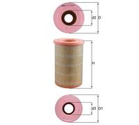 Air Filter fits NISSAN PICKUP D22 D22 2.5D 2002 on YD25DDTi Mahle 165469S000 New