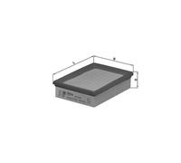 MAHLE LX337 Air Filter Insert 199mm Length 49.8mm Height For Ford Fiesta Courier