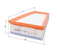 MAHLE ORIGINAL LX 3477 Air filter