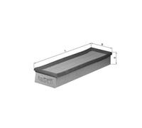 Mahle Air Filter LX35 - Fits Vauxhall - Genuine Part - OE Matching Fit & Quality