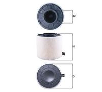 MAHLE ORIGINAL LX 4407 Air filter