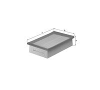 MAHLE ORIGINAL LX 618 Air filter