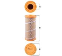 MAHLE ORIGINAL LX 7045 Air filter