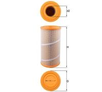 MAHLE LX7080 Air Filter Insert Fits MULTICAR STEYR CASE IH SPERRY NEW HOLLAND