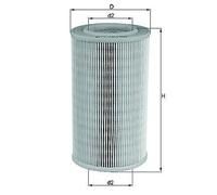 MAHLE LX803 Air Filter Insert 131.6mm Outer ⌀ 235mm Height Fits Ford Nissan