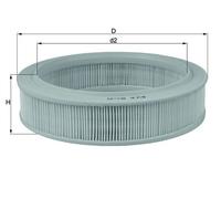 MAHLE ORIGINAL LX 81 Air filter